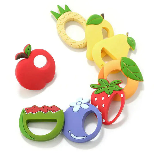 AlohaBite Fruit Teething Rings